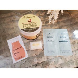 Hair Lot! With Shea Moisturizer Apple Cider Vinager Conditioner and samples!
